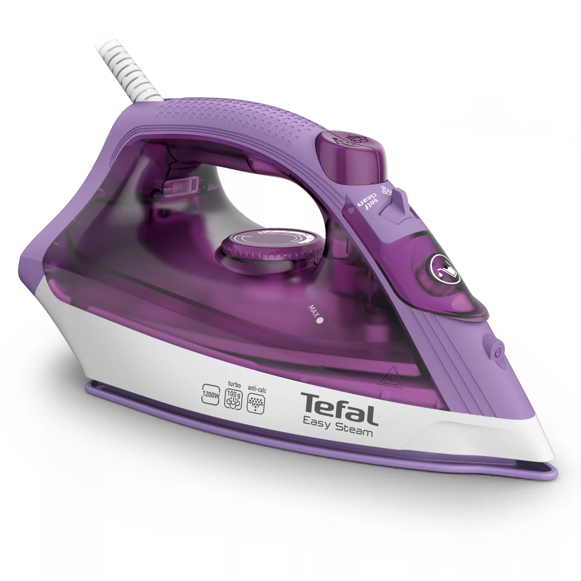  Steam Iron | Easy Steam Iron XL | 1200W | 220ml Water tank capacity | 5 Temperature Settings | 50/60Hz | FV1953M0