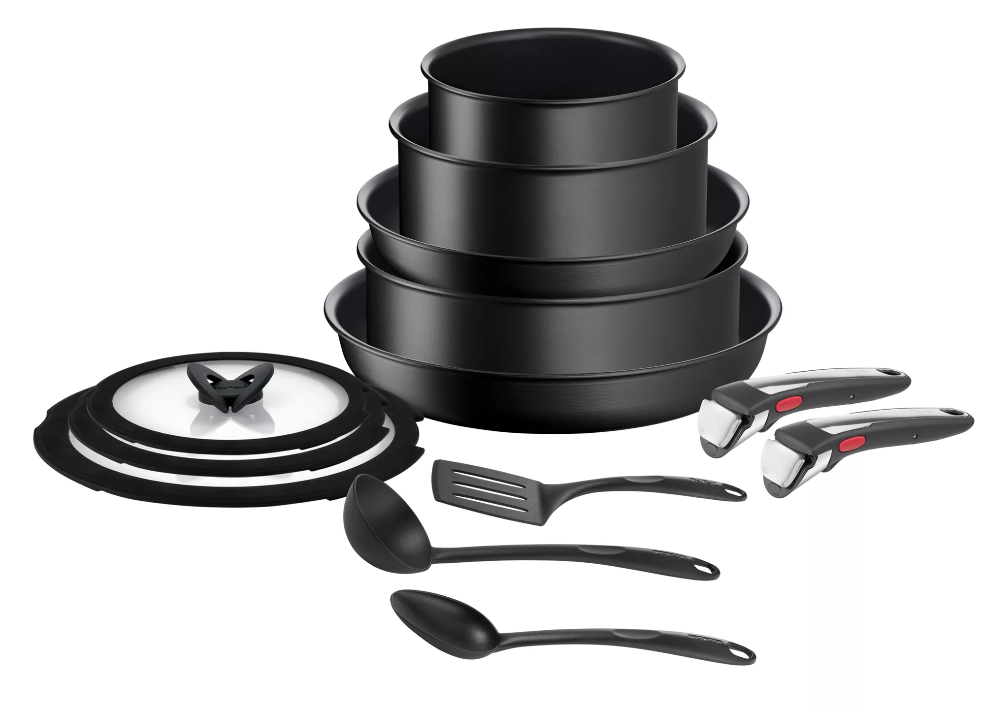 Ingenio Unlimited On 13-Piece Cookware Set, Stackable, Non-stick Coating, Removable Handle, Induction, L3959343
