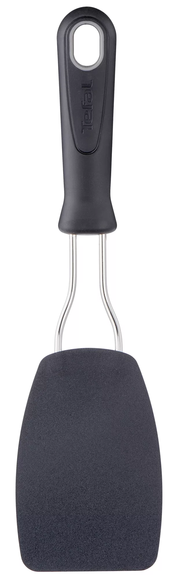 TEFAL ملعقة بزاوية Comfort | أداة مطبخ | مقاومة للحرارة العالية | خالية من الخدوش للأواني | قابلة للغسل في غسالة الأطباق | تصميم مريح | أسود | بلاستيك | ضمان لمدة سنتين | K1290314