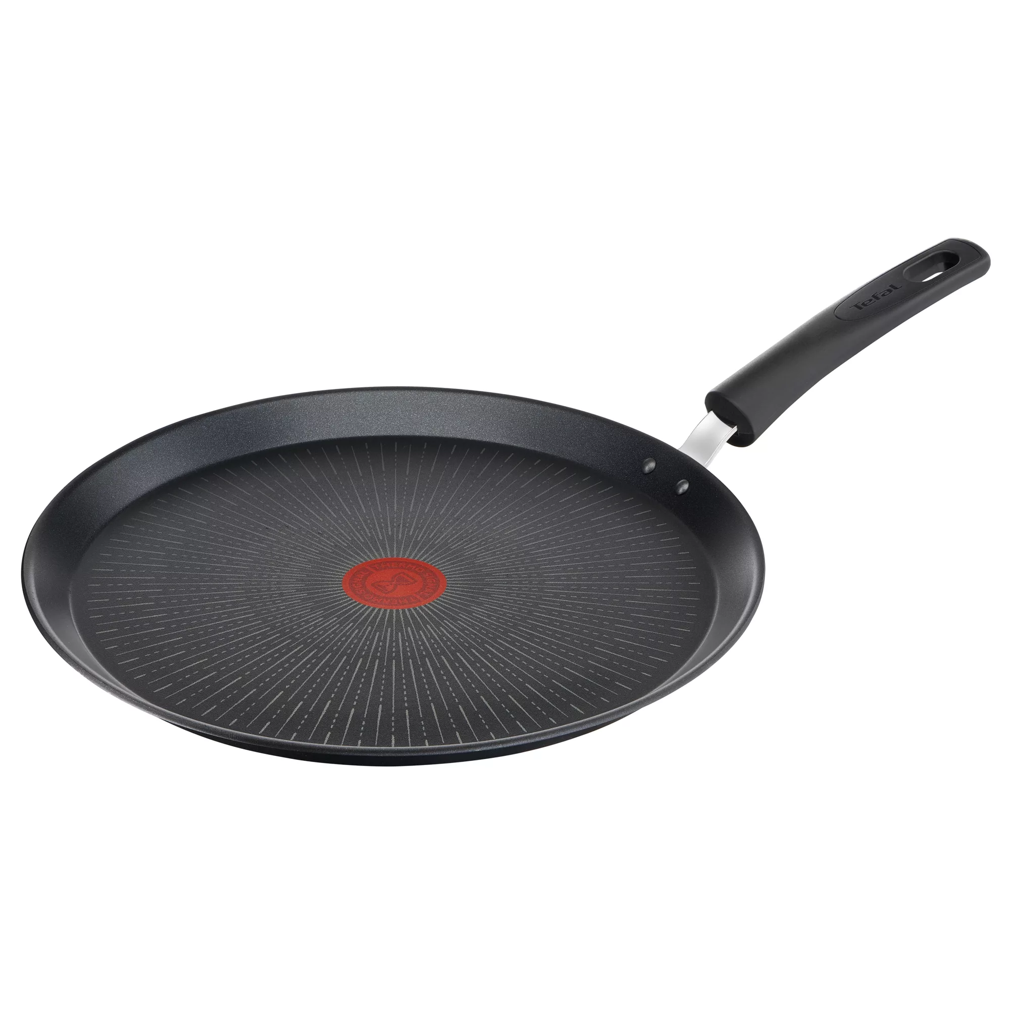 TEFAL Pancake Pan | UNLIMITED Pancake Pan 25 cm | Scratch resistance | 100% safe non stick coating | Thermo signal™ | Perfect searing | Made in France | Induction | 2 Years Warranty | G2553802