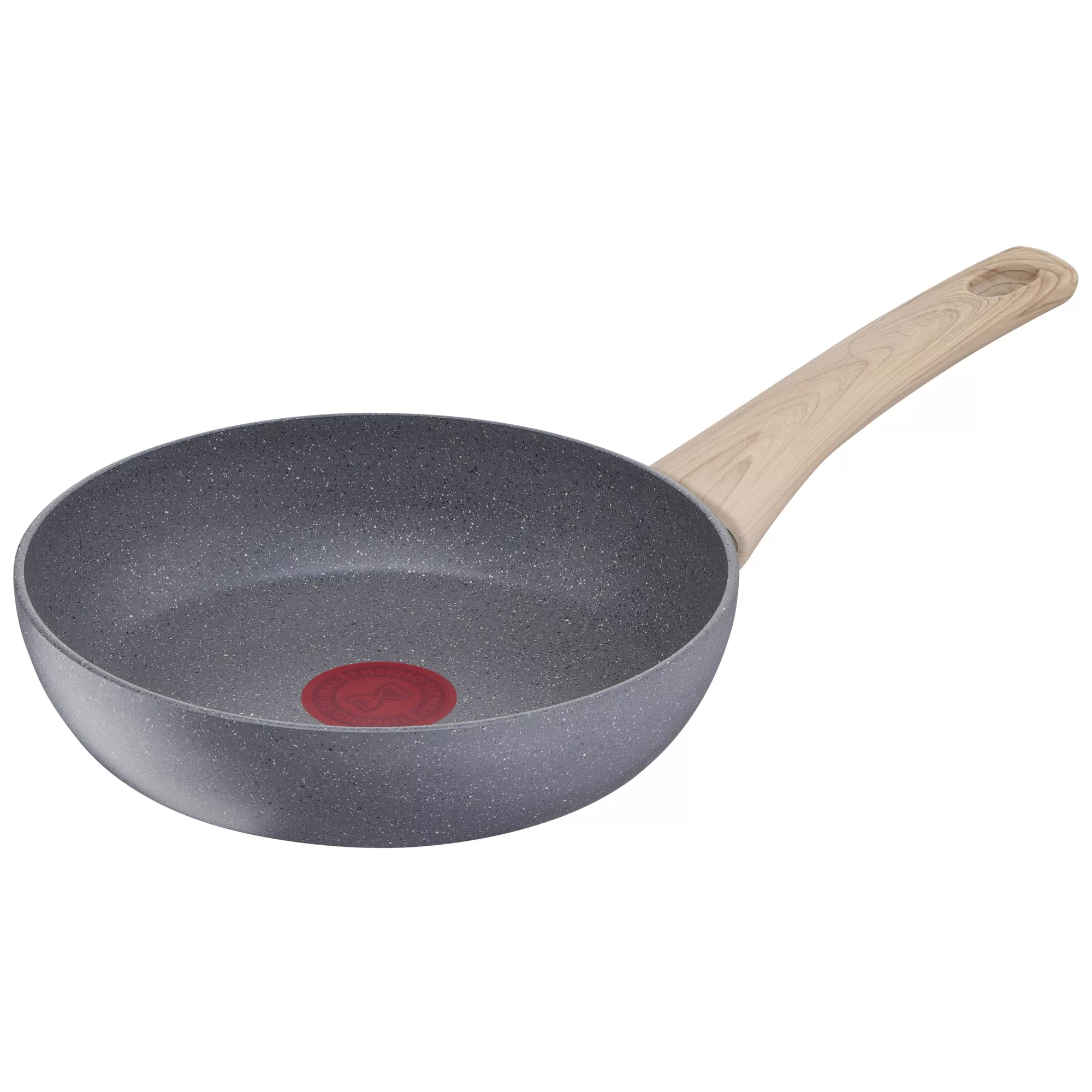 TEFAL Frying Pan | Natural Force 22 cm Frypan |Easy cleaning | Mineralia+ non-stick coating | Natural minerals | Thermo-signal | Healthy cooking | Safe | Made in France | 2 Years Warranty | G2660332