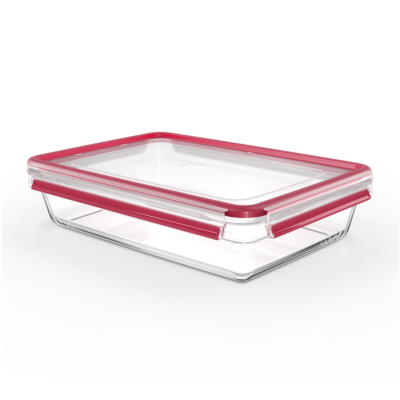 Masterseal Glass Fresh Box Container 3.0 L, Leak-Proof, Oven-Safe, Hygienic, Dishwasher-Safe, K3010612 