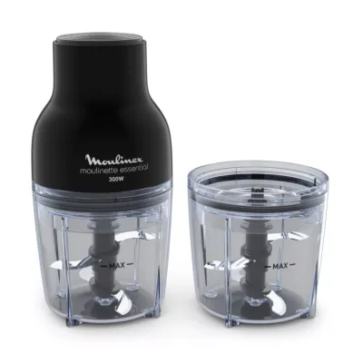 Moulinette Essential, Electric Food Chopper, 2x 400ml bowls, DJ520827 