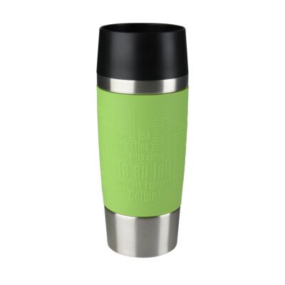 Travel mug, 360 ml, Stainless steel, Green, 100% leak proof, K3083114