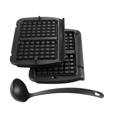 Waffle plates x 2 and ladle Optigrill