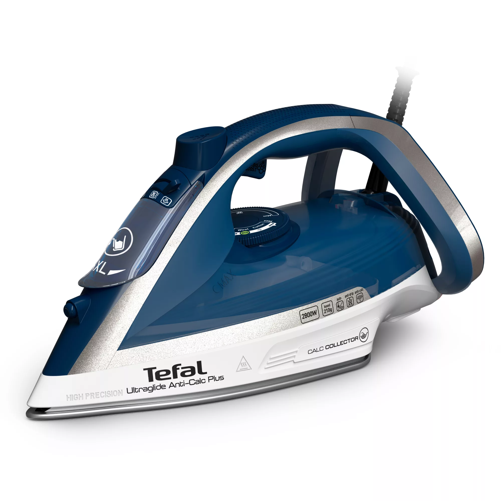 Steam Iron | Ultraglide Plus 2800W | 270ml | Ultraglide Anti-Calc Plus | FV5820G0