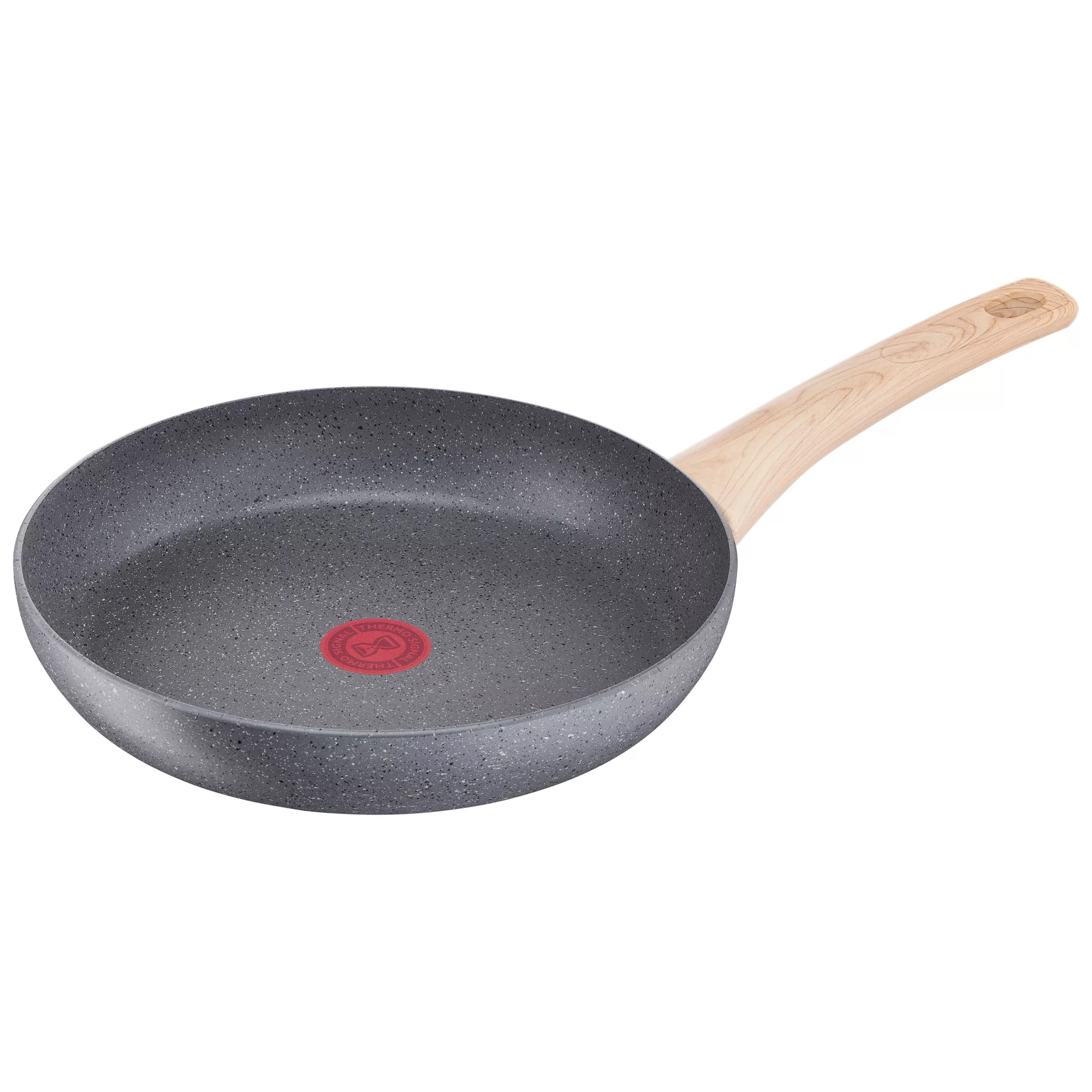 TEFAL Frying Pan | Natural Force 24 cm Frypan |Easy cleaning | Mineralia+ non-stick coating | Natural minerals | Thermo-signal | Healthy cooking | Safe | Made in France | 2 Years Warranty | G2660432