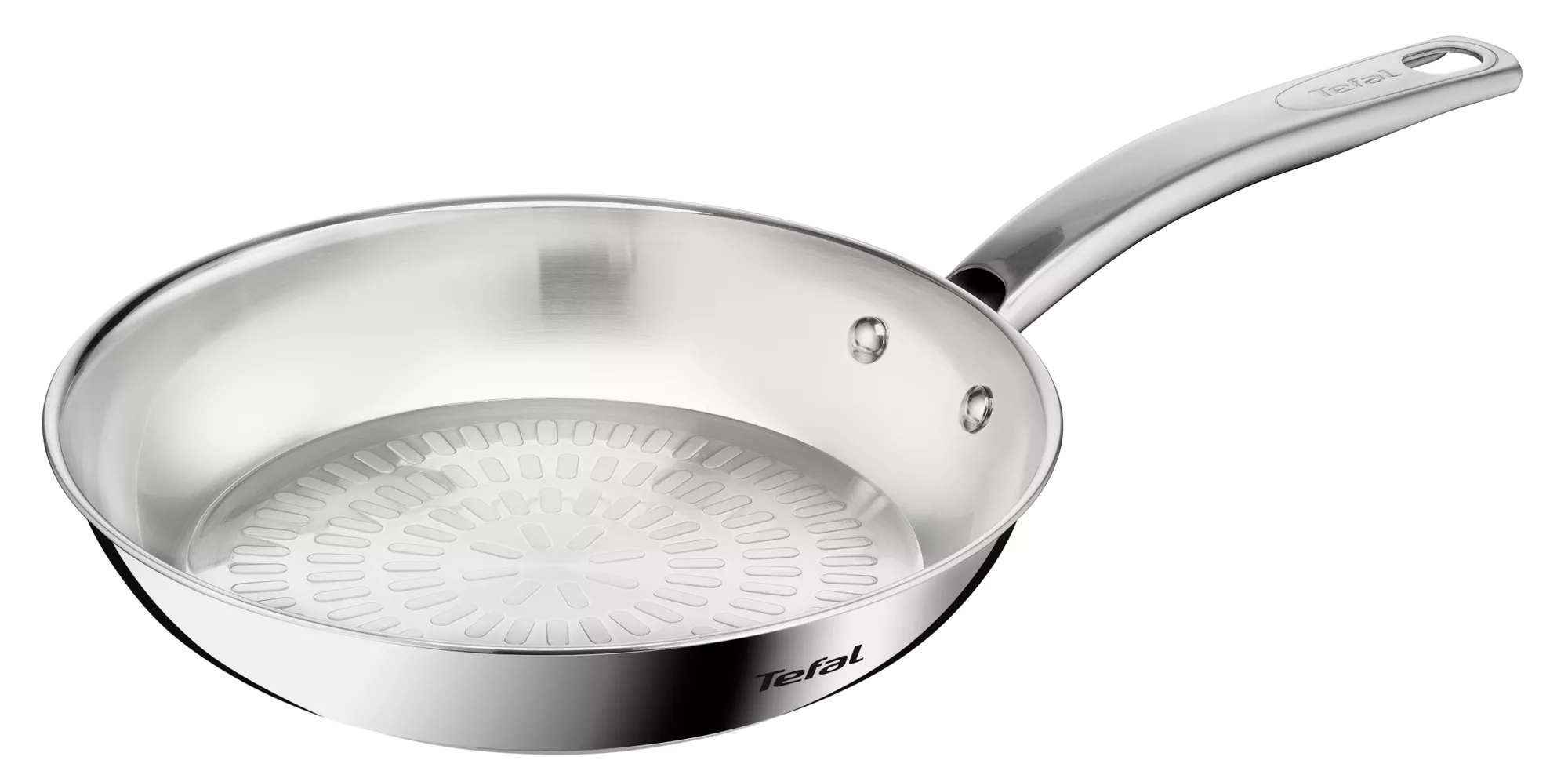 TEFAL Intuition frypan 24 cm | Premium Stainless Steel 18/10 | Perfect Searing | Easy Release | Robust handle | Induction | 2 Years Warranty | B8590435