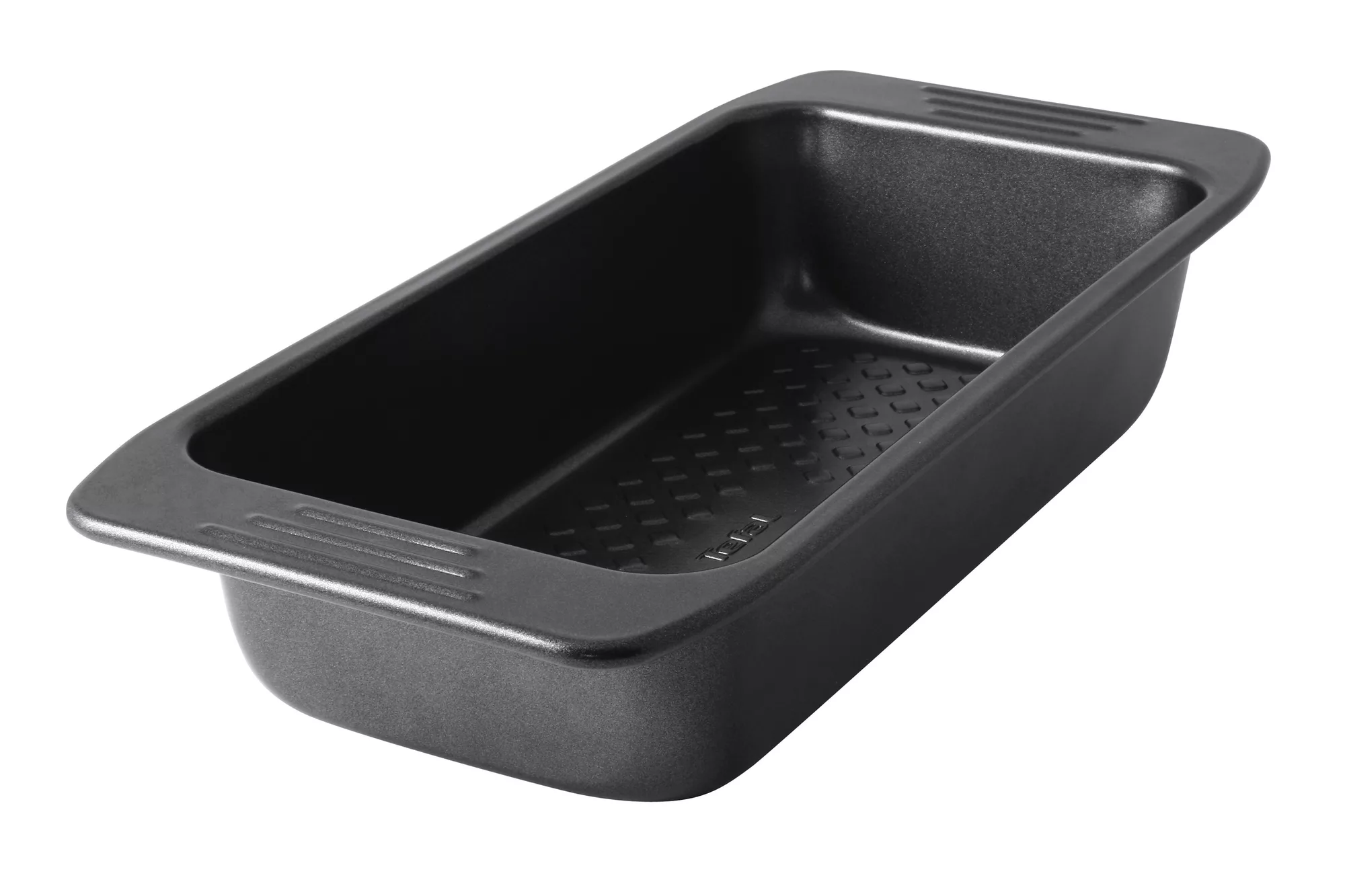 قالب كعك مستطيل إيزي جريب 12x25cm من تيفال، فولاذ كربوني، إمساك سهل، مقابض كبيرة، طبقة مقاومة للالتصاق ، تحرير سهل، تنظيف سهل، رمادي داكن، J1625345 