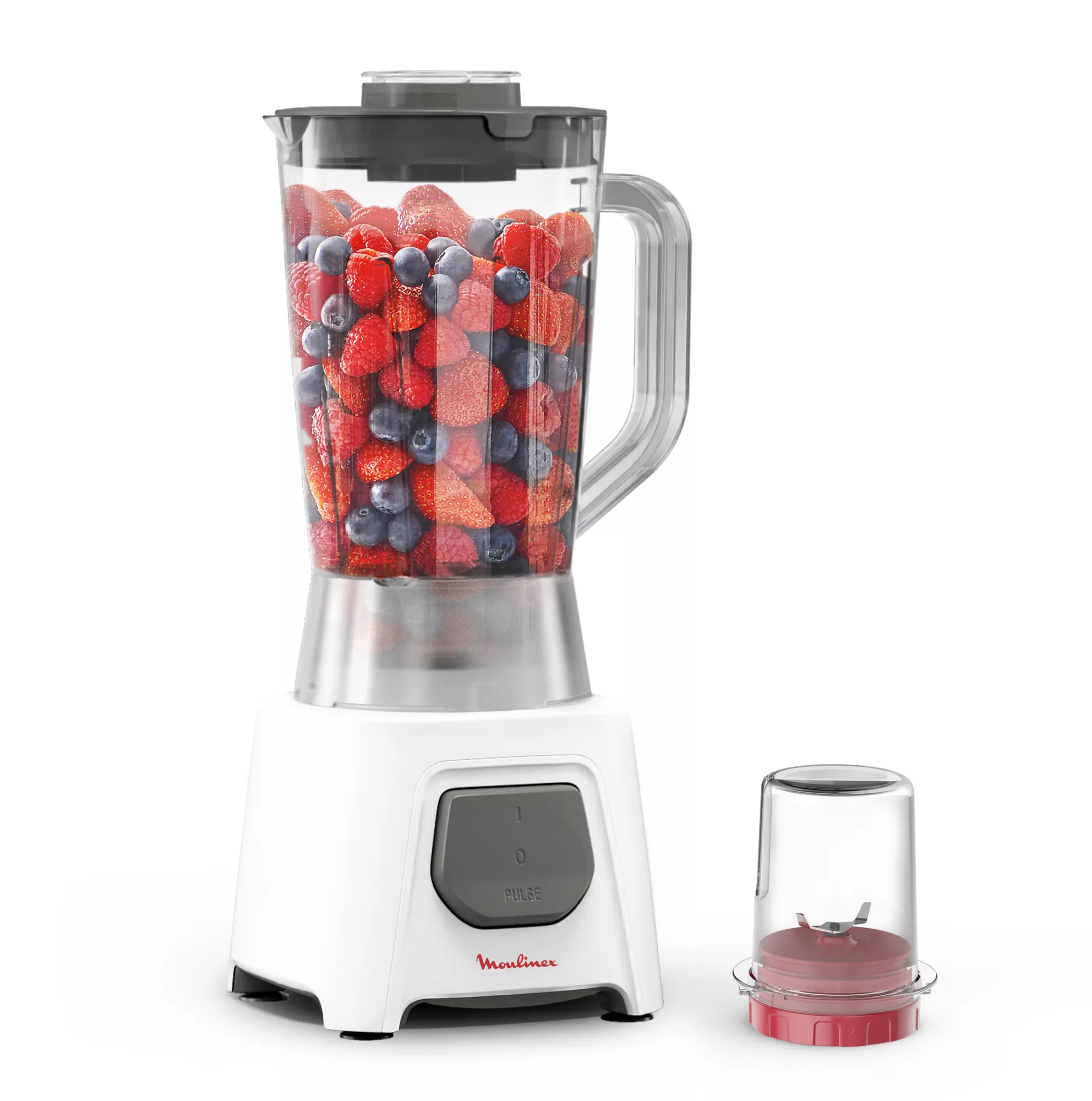 Moulinex Blendeo, Kitchen Blender, 1.5 L Capacity, 450 W of Power, Zelkrom Blades, LM2B2127
