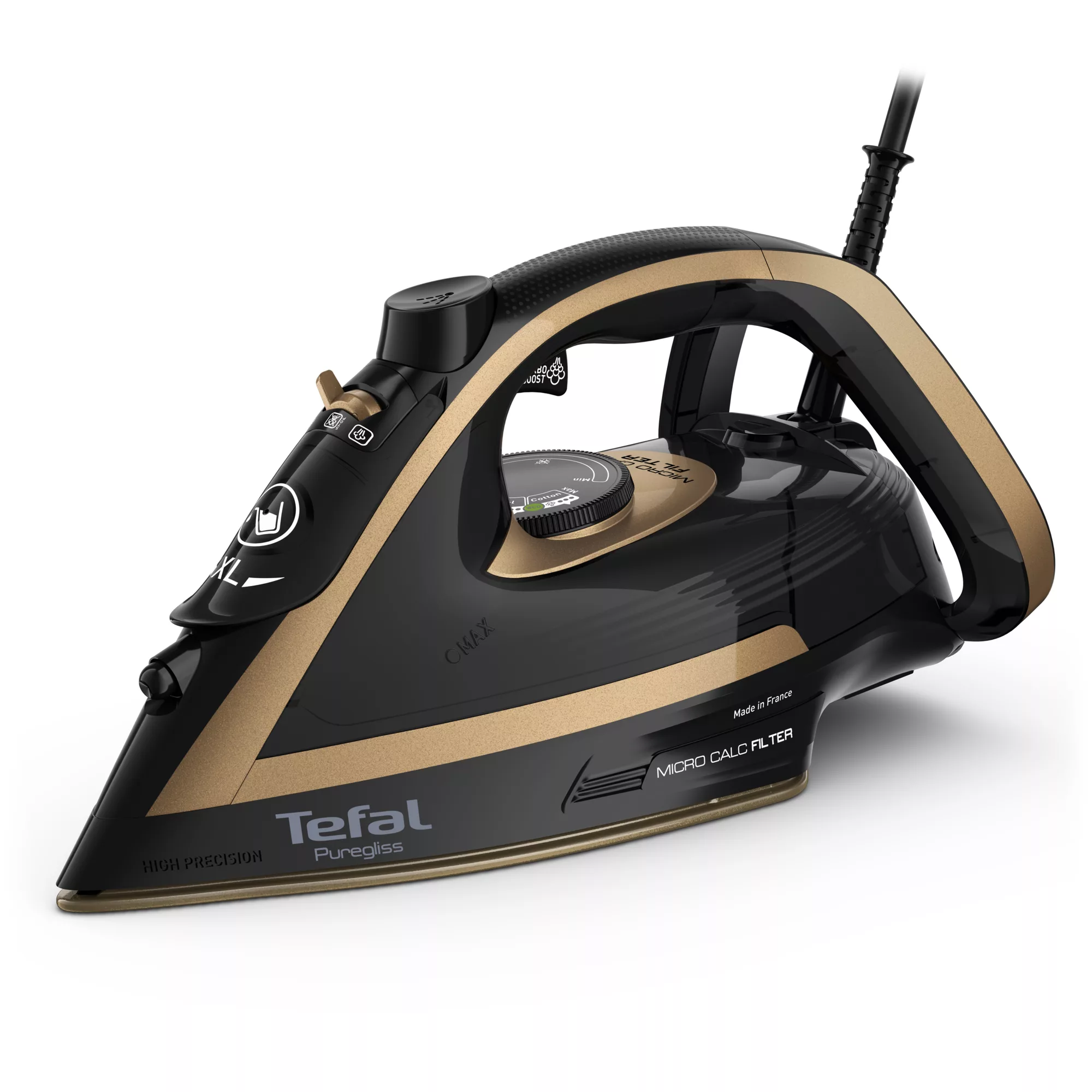  Puregliss Steam Iron | 3000 W | Anti-Stain Protection | Exceptional Glide | Safety Auto-Off | FV8064G0