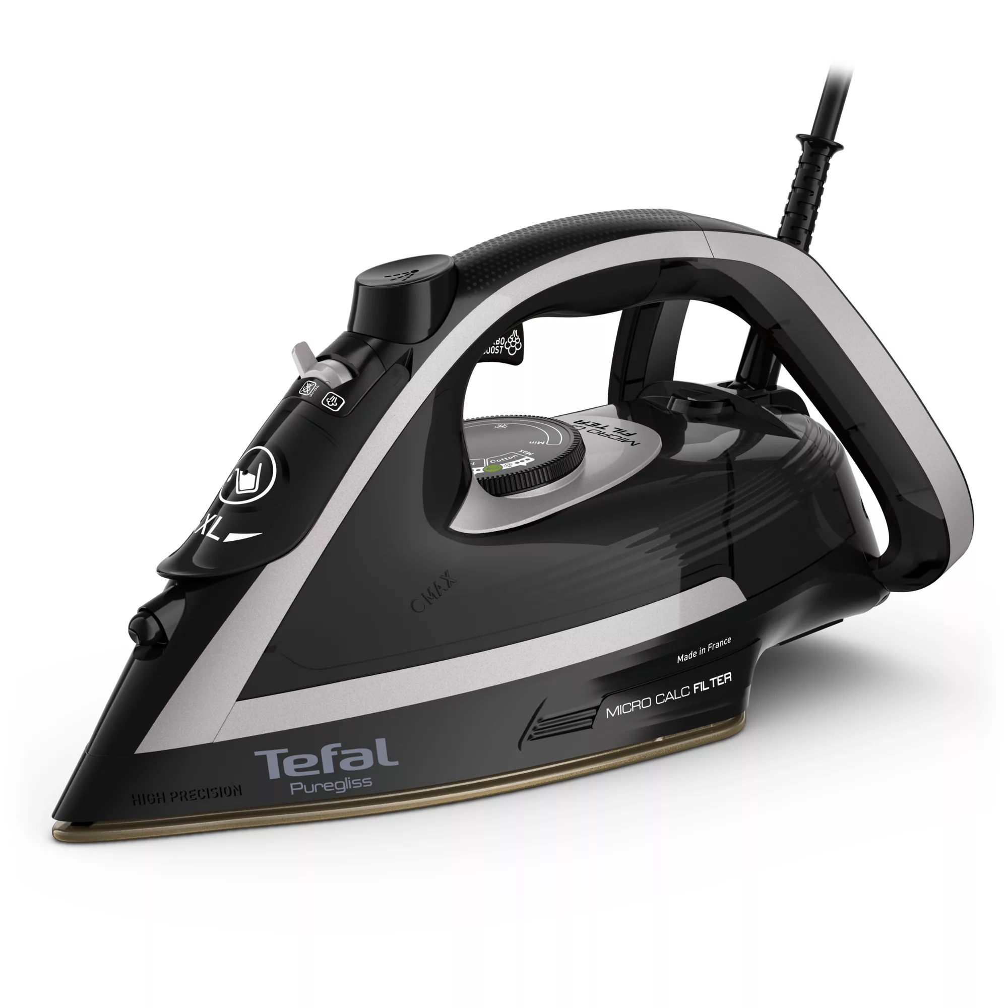  Puregliss Steam Iron | 3000 W | Anti-Stain Protection | Exceptional Glide | Safety Auto-Off | FV8062G0