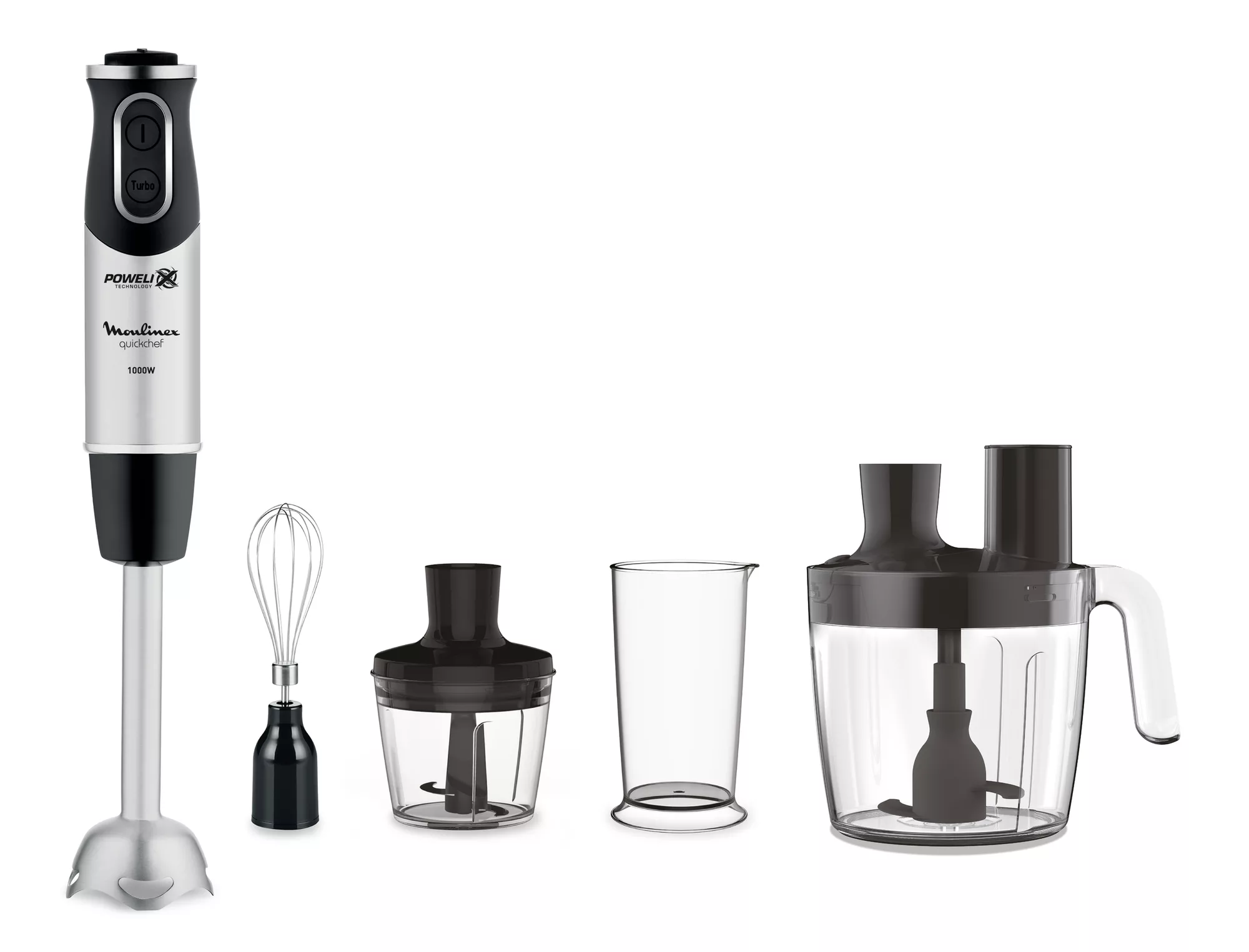 Quickchef, Hand Blender, 1000 W, 3 Attachements, DD65J827 + Free Knife