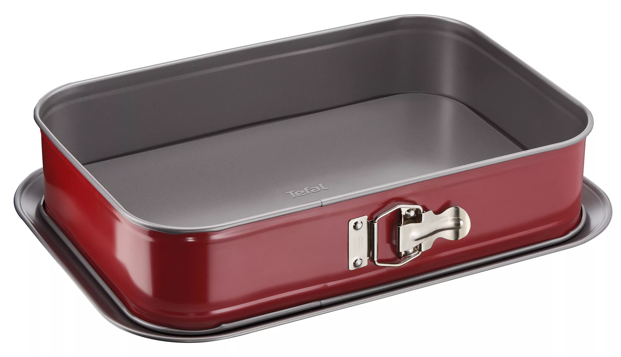 TEFAL Baking Mold | Delibake Hinged Oven Dish 36 X 24 cm | Red | High-Quality Carbon Steel Bakeware | Easy to Clean | 2 Years Warranty | J1640514