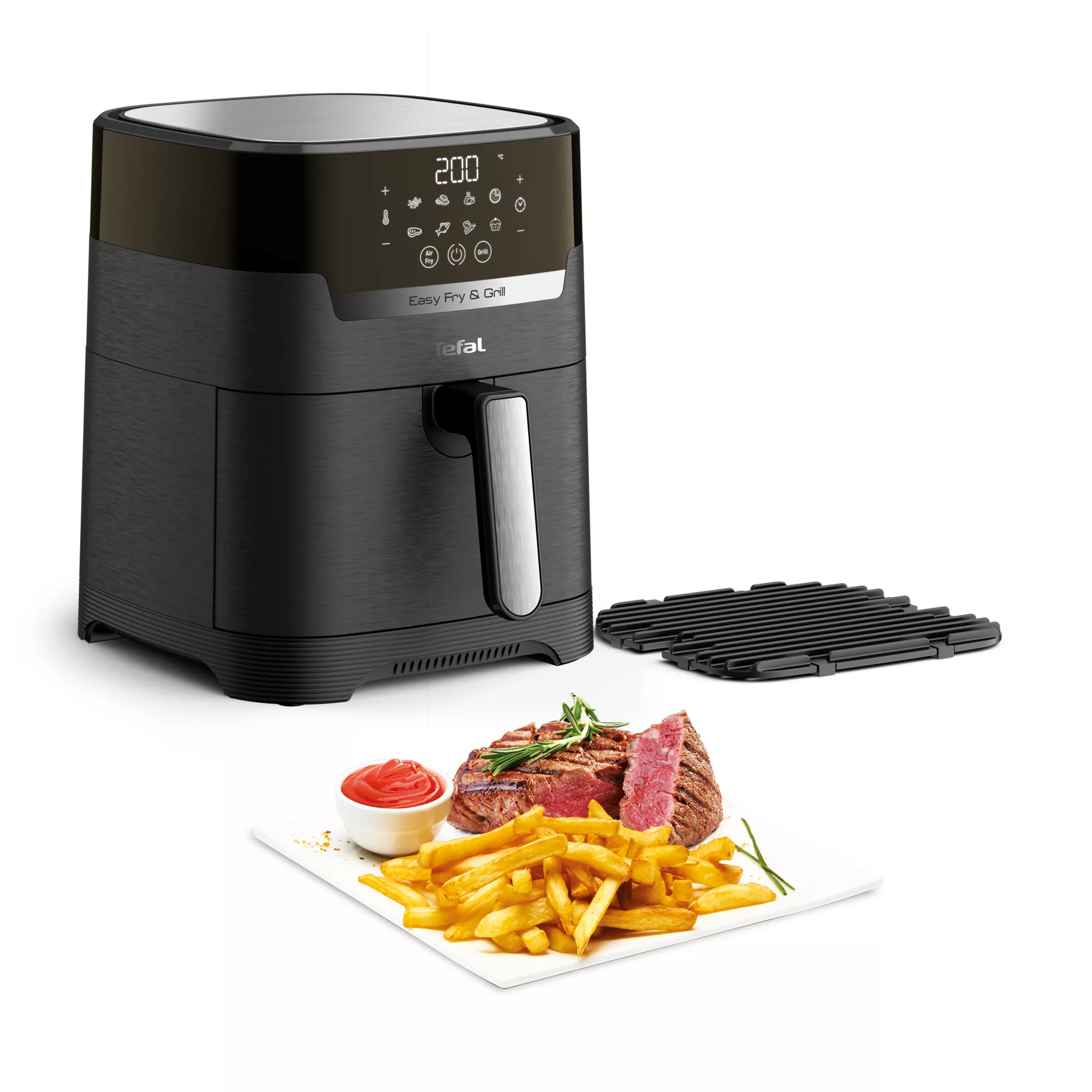  Easy Fry & Grill 2-in-1 Precision Air fryer + Grill | 4.5 L |EY505827