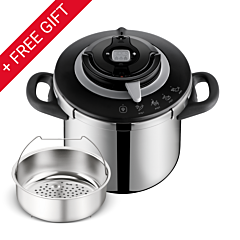 Clipso+ CHEF 10L, Pressure Cooker, 4 Cooking Programs, Fast Cooking, One-Handed Lid, P4551531