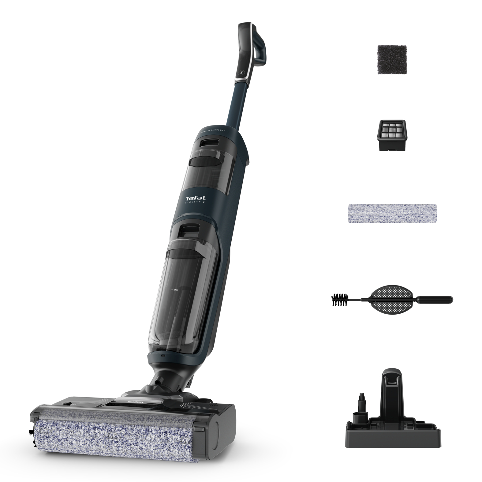 X-Clean 2, 2-in-1 Wet & Dry Vacuum Cleaner, ECO/MAX Modes, Lightweight, Edge Cleaning, Self-Cleaning, GF2251M5