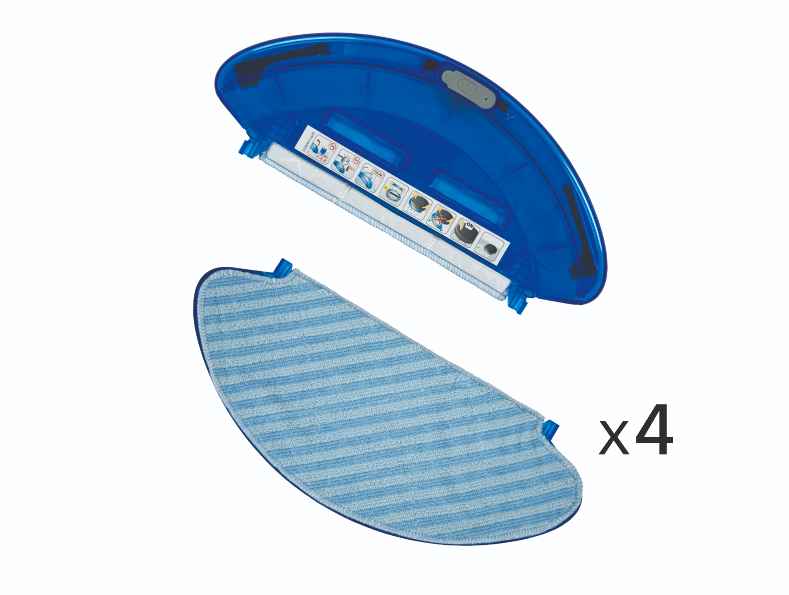 حامل الفوط الصحية + 4 فوط صحية من الألياف الدقيقة ZR690002